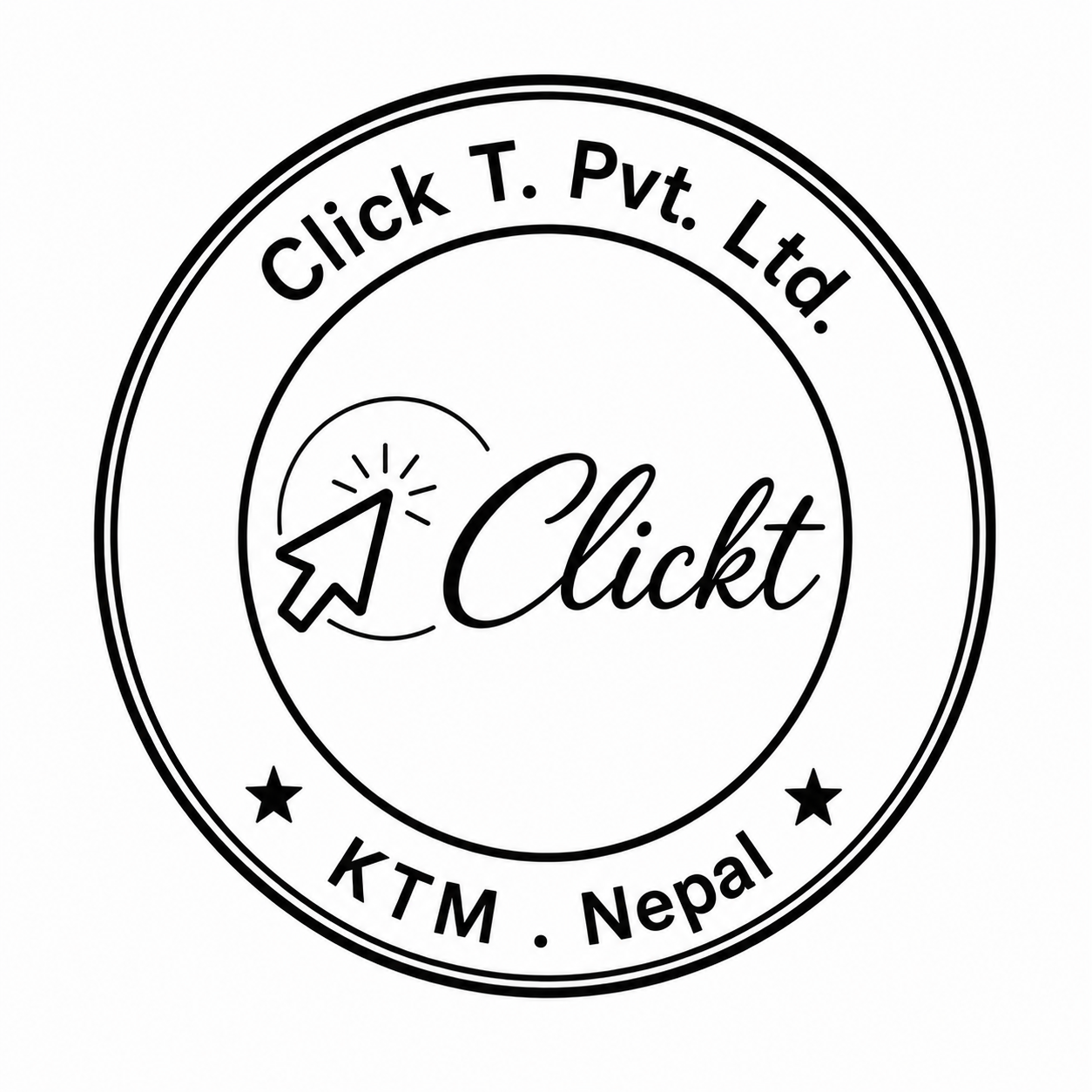 Click T Pvt. Ltd. official stamp